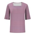 thumbnail image 4 of Blusas de Manga Corta para las Mujeres, Moda Verano Impreso, Blusas de Cuello Redondo, Chaqueta de Manga Corta para las Mujeres, 4 of 8