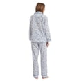 thumbnail image 2 of GLOBAL Women 100% Cotton Pajama Set Long Sleeve Pjs Button Down Comfy Nightwear, 2 of 5