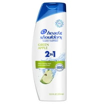 Head and Shoulders 2 in 1 Dandruff Shampoo and Conditioner, Green Apple. (Pack of 2)