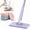 Purple, variant on Gropething Mop, Hands-Free Multi-Purpose Flat Mop, Snap Grip Mini Mops,with Locking Head for Washing Walls, Corners & Multi-Surface Cleaning (Purple,37in-w+ Cloth*6)