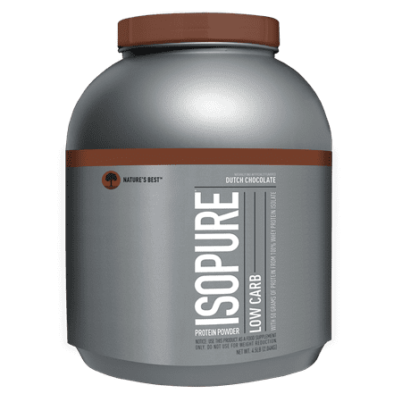 Isopure Low Carb Protein Powder, Chocolate, 50g Protein, 4.5