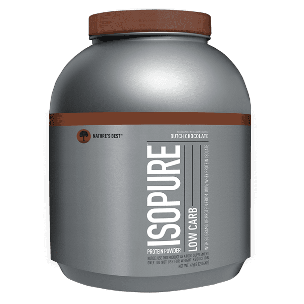Isopure Low Carb Protein Powder, Chocolate, 25g Protein, 4.5lb, 72oz