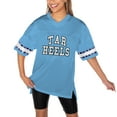 thumbnail image 3 of Women's Gameday Couture Light Blue North Carolina Tar Heels Until Kickoff Rhinestone Fashion T-Shirt, 3 of 6