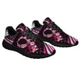 thumbnail image 5 of Faith Hope Love Breast Cancer Shoes Sneakers for Women Men Black Size 4, 5 of 6