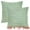 Green, variant on Unique Bargains Throw Pillow Covers Set of 2 for Living Room Decor White 12" x 20"