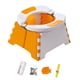thumbnail image 2 of Asiento de orinal de entrenamiento plegable portátil para niños pequeños. Instalación conveniente. naranja, 2 of 9