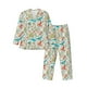 thumbnail image 1 of Balery Sea Animal Pijama para Hombre de Dos Piezas con Manga Larga, Conjunto de Dormir y Descanso Suave con Bolsillos-Large, 1 of 7