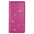 thumbnail image 6 of Feishell for iPhone 15 Pro 6.1 inch Wallet Case,Fashion Bling Glitter PU Leather Magnetic Closure Folio Card Slot Flip Kickstand Slim Phone Case for Women Girls,Rose, 6 of 9
