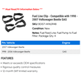 thumbnail image 2 of Fuel Line Clip - Compatible with 1998 - 2007 Volkswagen Beetle GAS 1999 2000 2001 2002 2003 2004 2005 2006, 2 of 2