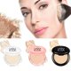 thumbnail image 2 of Lameila - Polvo de maquillaje de larga duración con control de grasa, resistente al agua, corrector, reparador, seco y húmedo, de doble uso, con borla para mujer, 2 of 7