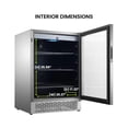 thumbnail image 3 of Equator 4.6cf Beverage cooler Refrigerator IPX4 Built in / FS Indoor / Outdoor 110 cans 6 Bottles, 3 of 17