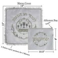 thumbnail image 3 of Zion Judaica Complete Passover Seder Set Hammered Vienna Collection Includes Seder Plate, Matzo Tray, Elijah Cup with Coaster, Kiddush Cup, Square Matzah Cover & Afikoman Bag Full Pesach Seder Kit, 3 of 6
