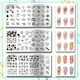 thumbnail image 3 of 3 placas de estampado de uñas con diseños de dibujos animados, ideales para decorar uñas con temática de postres, helados y animales. Fabricadas en acero inoxidable., 3 of 7