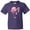 Purple, variant on Inktastic Flamingo Ballerina in Tutu and Ballet Toe Shoes Youth T-Shirt