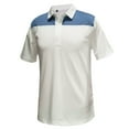 thumbnail image 1 of Monterey Club Men's Dry Swing Stripe ColorBlock Golf Polo Shirt #1142, 1 of 2
