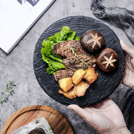 

Hemobllo Steak Plates for Eating Serving Food Trays Party