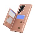thumbnail image 2 of for Samsung Galaxy S24 Ultra Case Premium Leather RFID Blocking Wallet with Card Holder, Back Flip Cover Kickstand Magnetic Closure Shockproof Heavy Duty Case for Samsung Galaxy S24 Ultra,Rosegold, 2 of 8