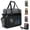 Gray - Side Opening, variant on Portable Carrying Bag for Ninja Slushi Machine FS300/FS301 - Dustproof Travel Storage Bag Cover for Slushie Machine (Front-Opening, Black)