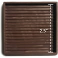 thumbnail image 5 of NOGIS Non Slip Furniture Pads - 3x3 Square Rubber Anti Skid Caster Cups Leg Coasters - Couch, Chair, Feet, and Bed Stoppers with Anti - Sliding Floor Grip (Set of 4) Brown, 5 of 7