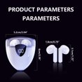 thumbnail image 4 of Oggfader Wireless Earbuds G39 Bluetooth Headset Binaural Digital Display With Transparent Charging Compartment Noise Reduction Wireless Headset White, 4 of 8