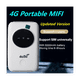 thumbnail image 2 of Enrutador WiFi 4G inalámbrico MiFi 150 Mbps 3200 mAh, módem WiFi para coche, punto de acceso WiFi móvil con ranura para tarjeta SIM, 2 of 8
