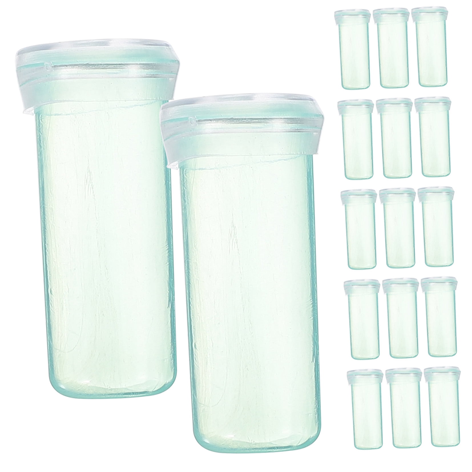 HOOWIFFY 1 Pack Single Flower Water Tube Green Plastic for Flower Arranging and Bouquet Making