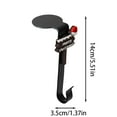 thumbnail image 2 of TIELUTT Hook Stocking Metal Hook Long Stocking Hook Frame Hooks for Hanging over the Door Hook for Wreath Seamless Hook for Brick under Hook Mini Suction Cups with Hooks, 2 of 6