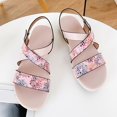 thumbnail image 4 of Vedolay Women's Heeled Sandals Women's Platform Ankle Strap Wedge Sandals, Comfortable Dressy Summer Shoes,Pink 8.50, 4 of 5