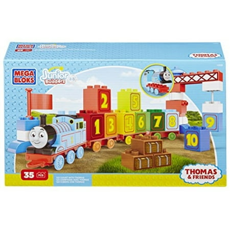 UPC 065541106581 product image for Mega Bloks Junior Builders Thomas and Friends 1-2-3 Count Set 33 Pieces | upcitemdb.com