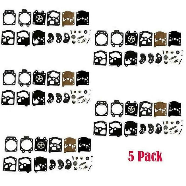 Premium 5 Pack Repair Kit for K10 WAT WA / D10 WAT Carburetor Diaphragm Seal Ensures Optimal Fuel Delivery