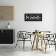thumbnail image 2 of Stupell Industries But First Coffee Calligraphy Script Kitchen Phrase Graphic Art Black Framed Art Print Wall Art, Design by Lettered and Lined, 2 of 5