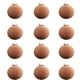 thumbnail image 1 of Adornos navideños neutrales Dgankt, 12 bolas navideñas de terciopelo flocadas, bolas de plástico para árbol de Navidad, adornos colgantes decorativos para árbol de Navidad de 3.14 pulgadas, 1 of 3