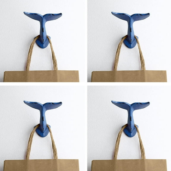 Whale Tail Wall Hook Pk/4