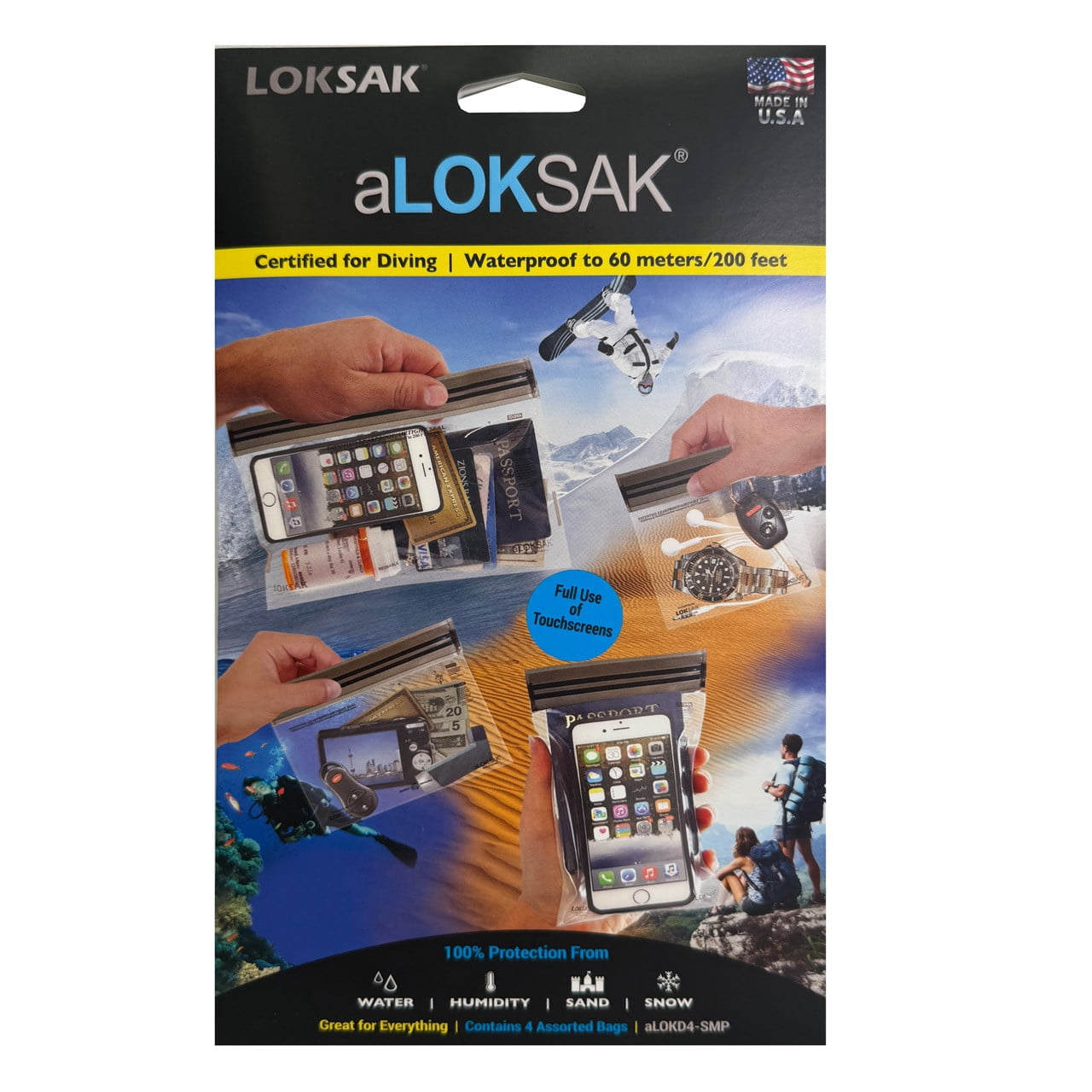 aLOKSAK Waterproof Bags (SMALL Multi Pack)