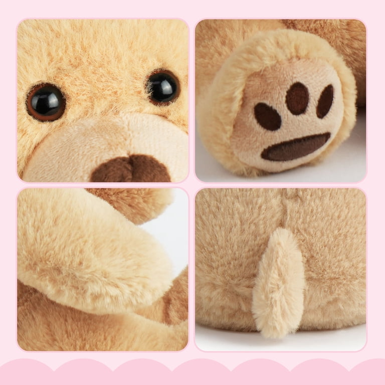LotFancy Brown Teddy Bear Plush Toy, 12 Inches photo 3