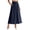 2-Navy, variant on Arlun Maxi Skirt for Women Solid Color Elastic Smocked High Waisted Flowy 2026 Summer Boho Long Skirts Loose Fit Comfy Breathable Beach Cover up Vacation Bottoms 2-Navy XL