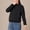 Black, variant on WAVSUF Girls Fleece Undershirt Crew Neck Soft Comfort Long Sleeve Fall Casual Top Beige 10-12