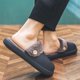 thumbnail image 5 of Mujer Hombre Invierno Casa Zapatillas Hogar Zapatos Interior Gris Oscuro 40-41 Sunnimix Zapatillas de invierno, 5 of 8