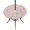 Coral red, variant on Round Outdoor Tablecloth with Umbrella Hole and Zipper, Farmhouse Flower Tablecloth with Elastic Waterproof, Botanical Vintage Grey Leaf Plant Patio Table Covers for 36" - 44" Picnic Pool Tables