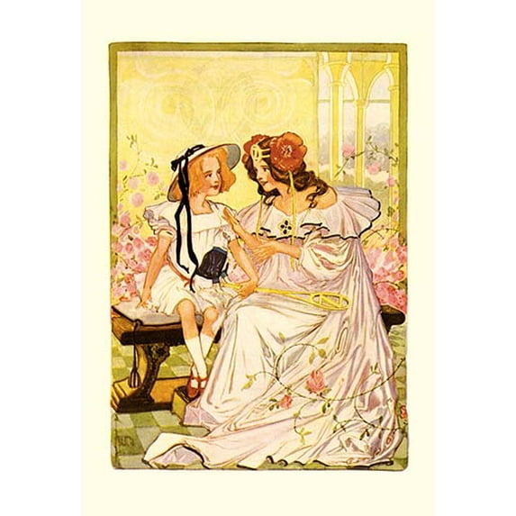 Dorothy and Ozma Fine art canvas print (20" x 30")