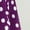 Purple Dot Border, variant on Women's Plus Size Stretch Ponte Flare Dress