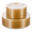 Gold Glitter-120PCS, variant on Black 200PCS Plastic Disposable Party Plates, 100 Dinner 10.25 Inch & 100 Dessert 7.5 Inch
