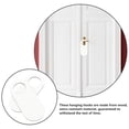 thumbnail image 6 of FENGGUIQU Wood Door Knob Hangers Blank for Decoration White Craft Supplies, 6 of 6
