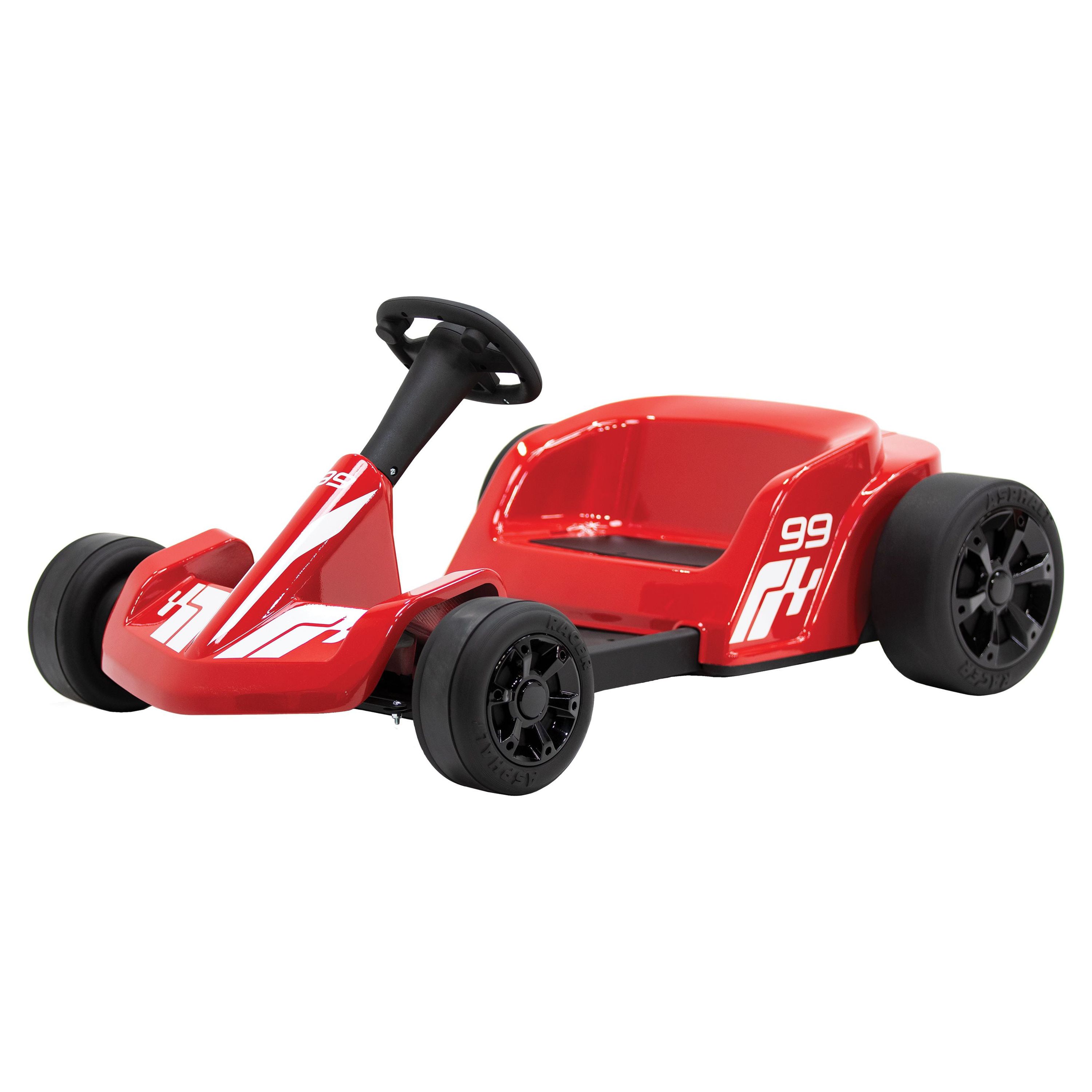Kalee Red Asphalt Racer 12V Go Kart Powered Ride-on for Boys and Girls - image 3 of 7