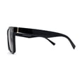 thumbnail image 2 of Polarized Mens Gentlemans Horn Rim Plastic Hipster Sunglasses Black Green, 2 of 4