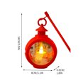 thumbnail image 2 of Hogar y jardín, Suministros de decoración navideña, Luz de viento redonda navideña LED Luz de vela electrónica de mano Decoración de árbol de Navidad Luz de viento Luz de fiesta navideña, lámpara de m, 2 of 7