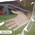thumbnail image 6 of Covers & all Clear Vinyl Tarps with Grommet, (4' H x 6' W, Clear) 18 oz, 560 GSM 20 mil Waterproof & Tear Resistant Vinyl Coated PVC Material Tarpaulin, Perfect for Indoor & Outdoor Use, 6 of 7