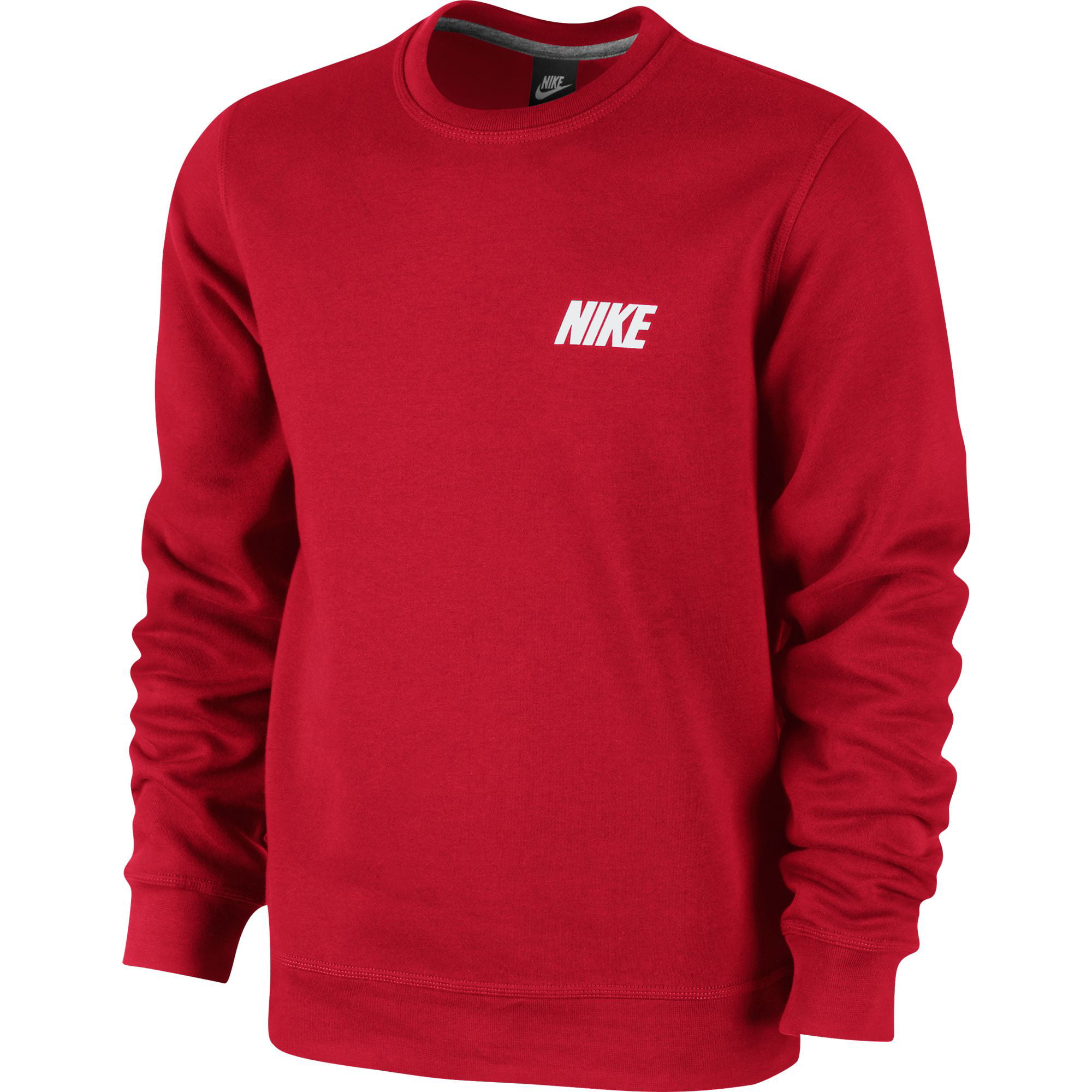 Nike - Nike Crew Neck Men's Sweatshirt Red/White 545129-611 - Walmart ...