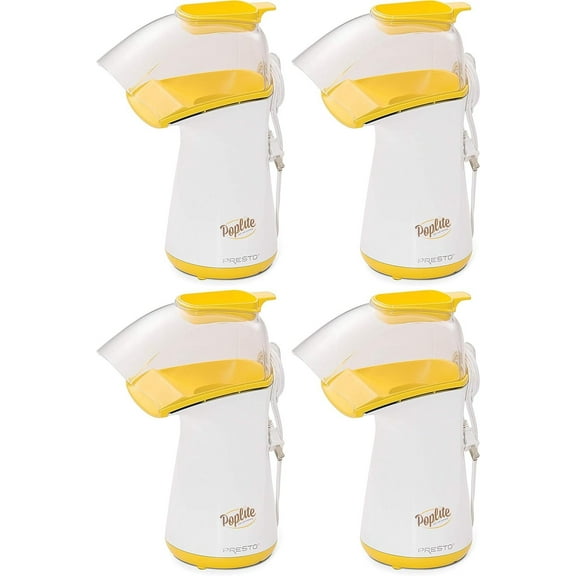 Presto 04820 PopLite Hot Air Popper Yellow 4-Unit