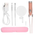 thumbnail image 1 of Limpiador de oídos, pinzas de eliminación de cera con luz USB, juego de herramientas de limpieza de oídos recargable, 1 of 8